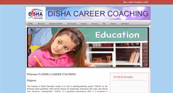 Desktop Screenshot of dishaeducation.in
