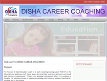 Tablet Screenshot of dishaeducation.in